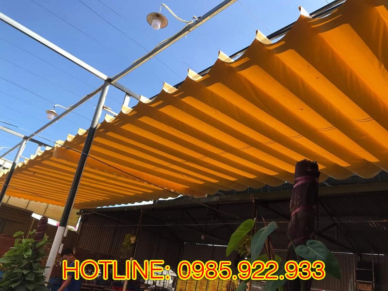 Quá trình thi công lắp đặt mái xếp lượn sóng cần đúng kỹ thuật