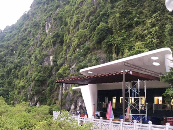 Mai xep khu du lich va mai che khu nghi duong cao cap